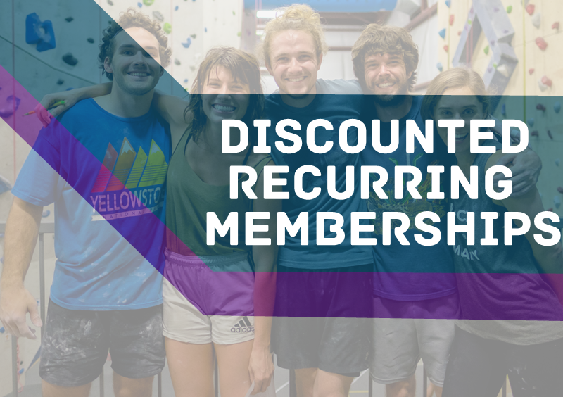 Discounted Monthly Recurring Membership