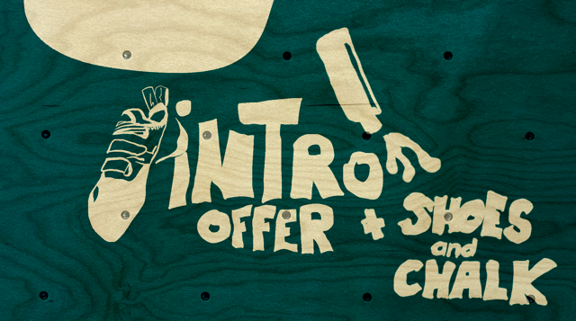 Intro Offer with Shoes and Chalk