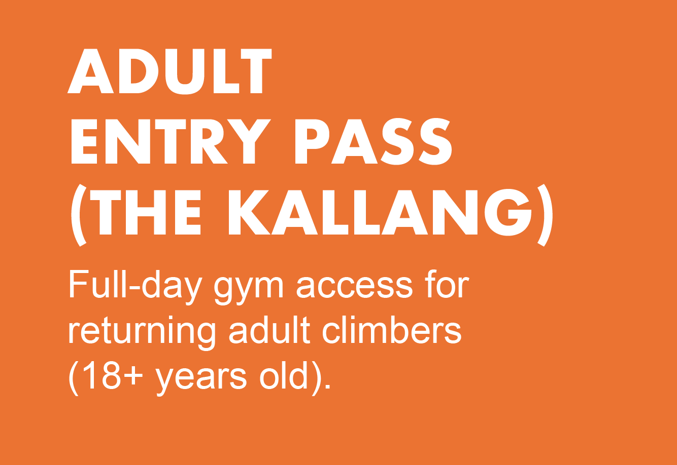 Adult Day Pass
