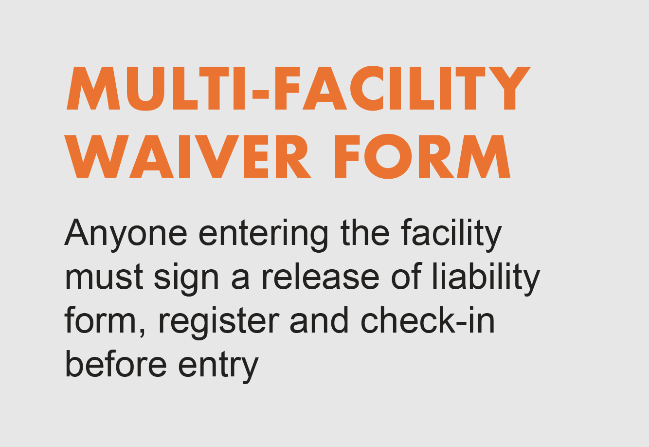 Climb Central Multi Facility Waiver