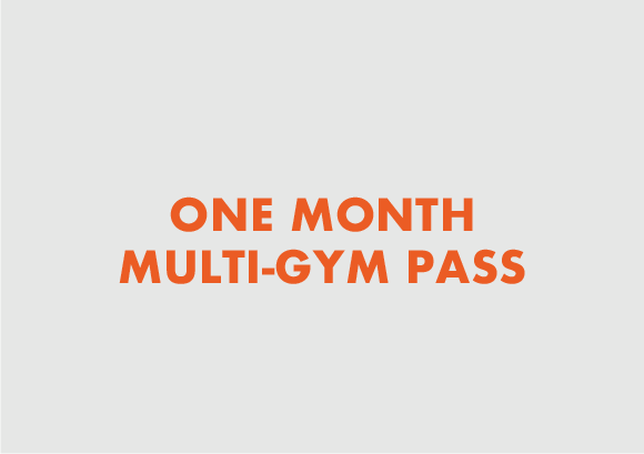 1 Month Multi-Gym Pass