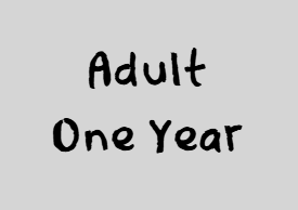 Adult - One Year Prepaid Membership (Grand Opening Sale)
