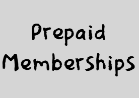 Prepaid Memberships