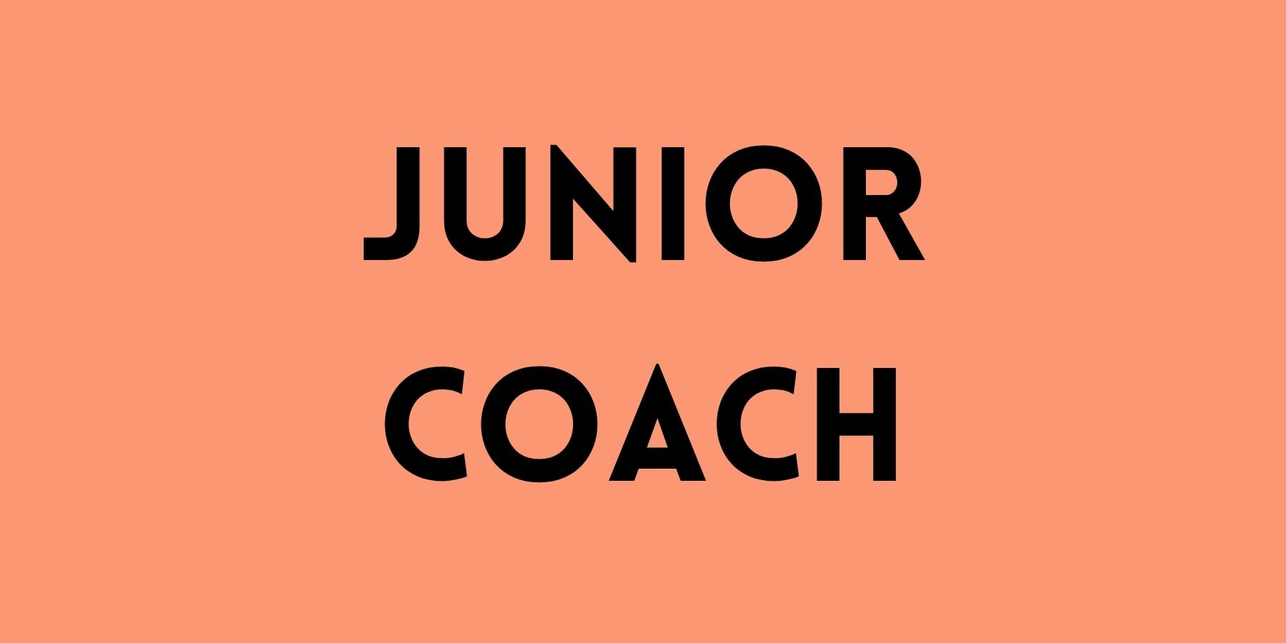 Junior Coach (Afterschool)