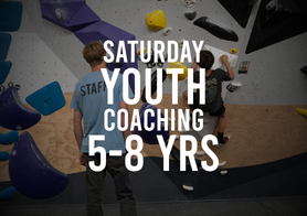 Saturday Youth Climbing Coaching (5-8 YRS)