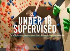 Under 18 Supervised Climber