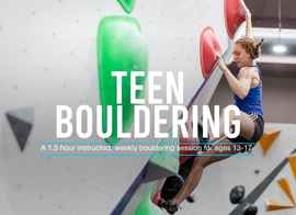Teen Bouldering