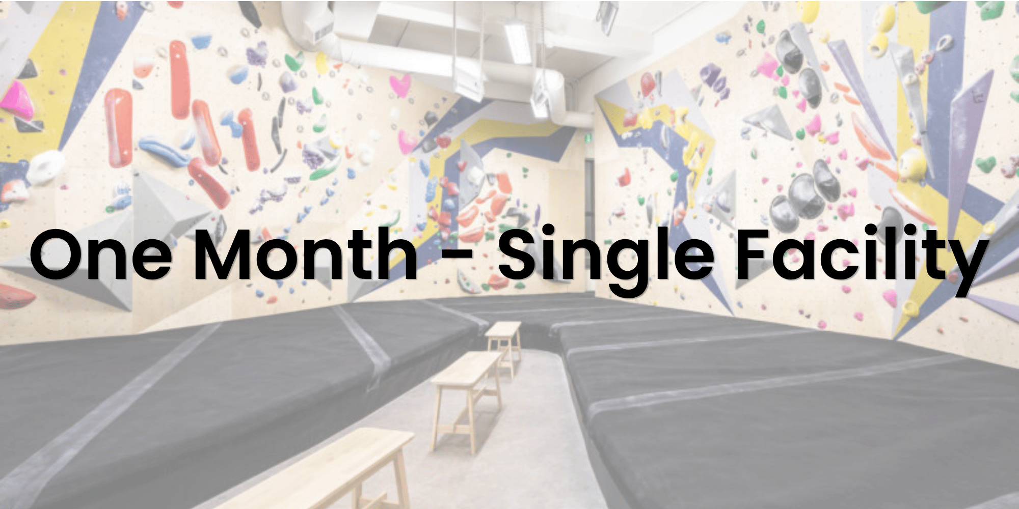 One Month Pass - Single Facility