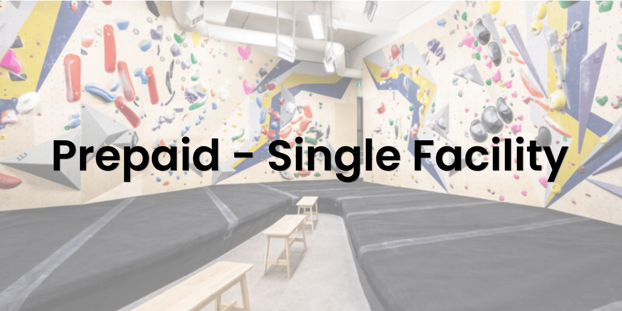 Annual Prepaid Membership - Single Facility