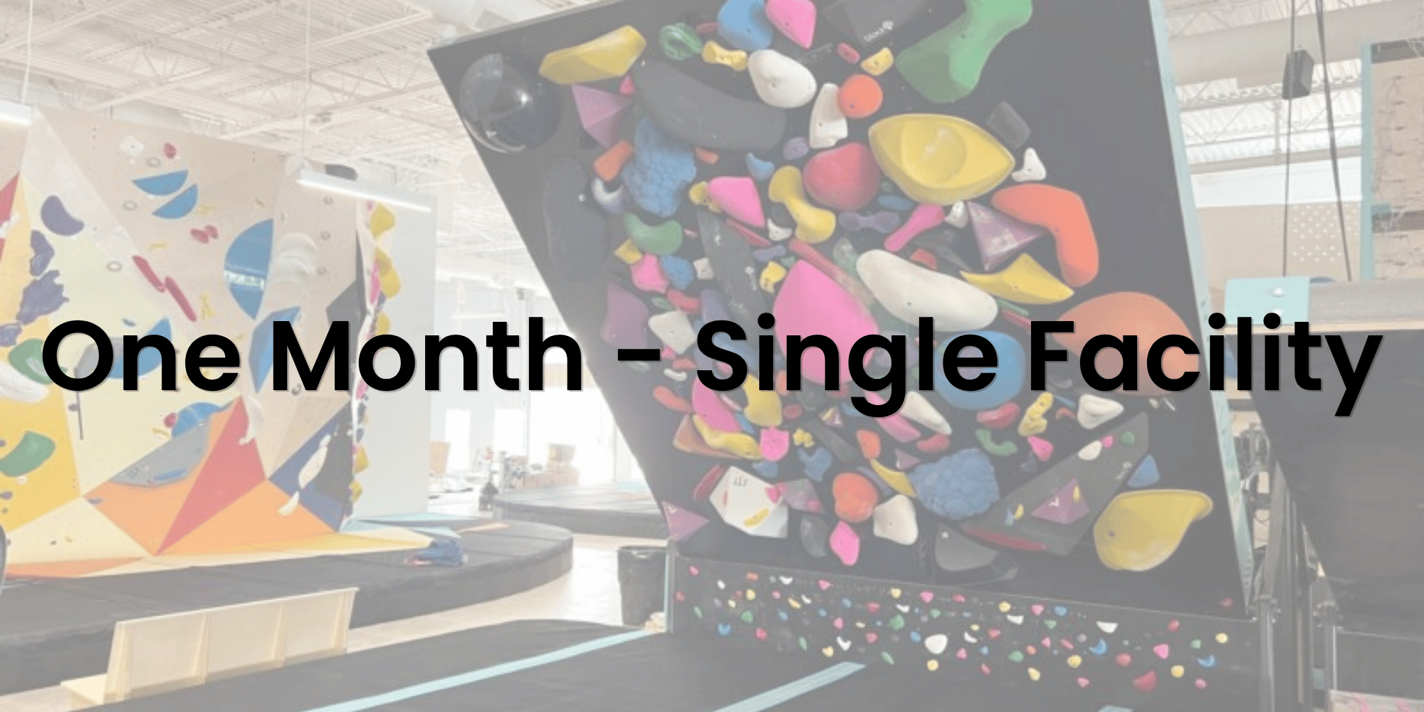 One Month Pass - Single Facility