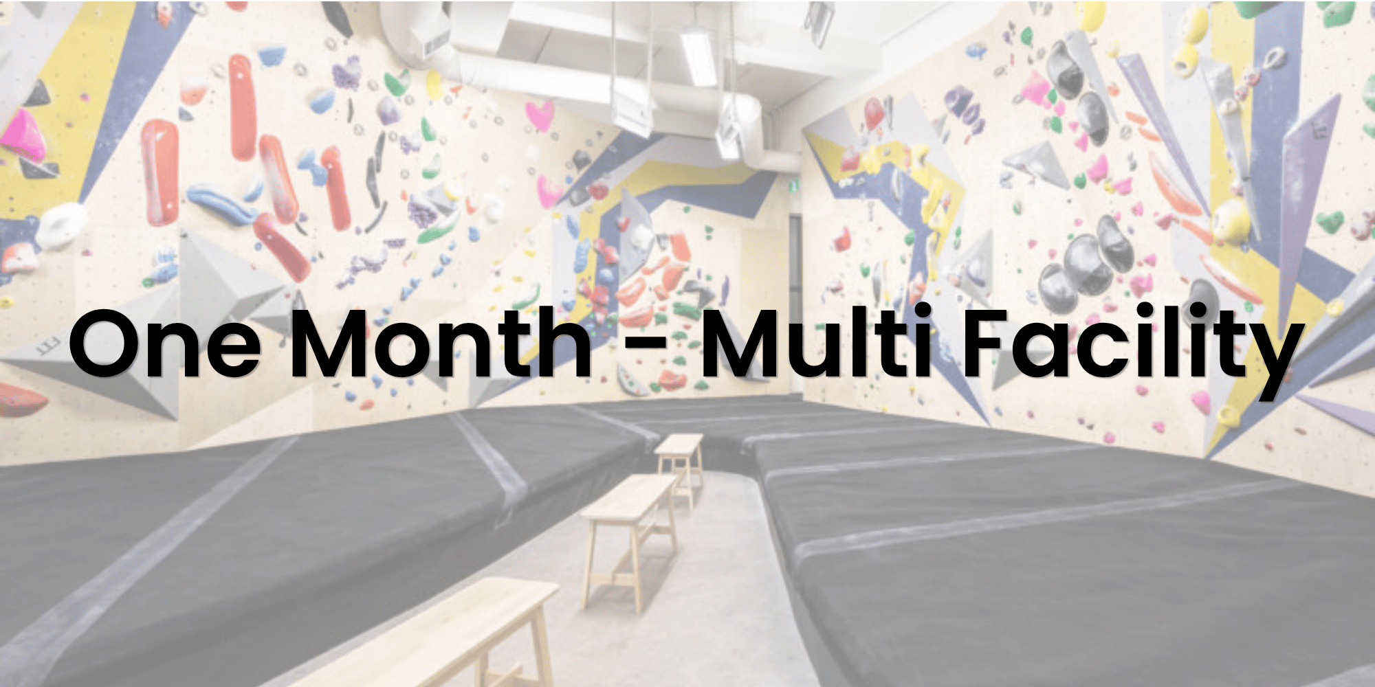 One Month Pass - Multi Facility