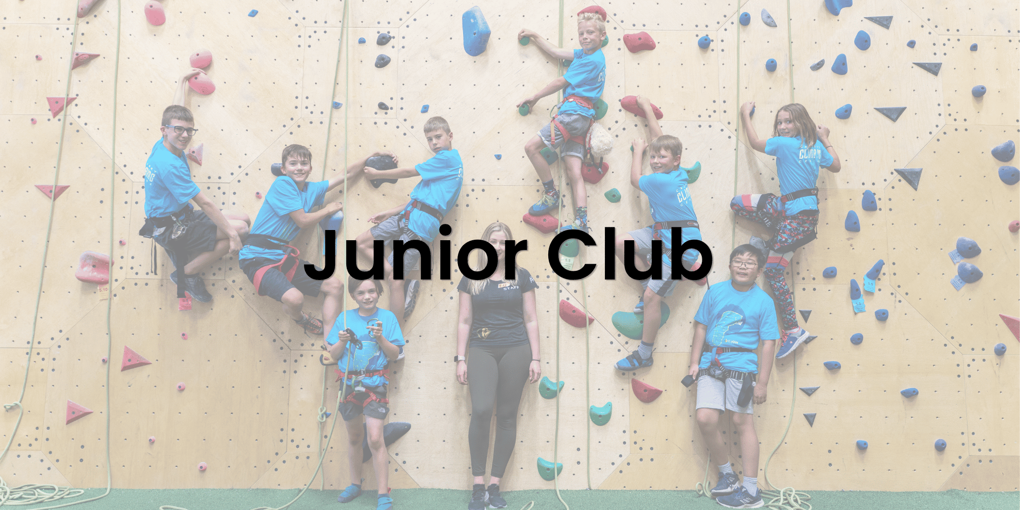 9-14 year old Junior Climbing Club