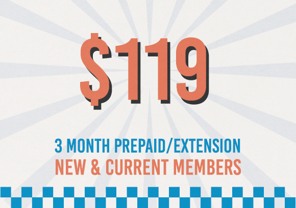 Summer Sale 3 Month Prepaid Membership