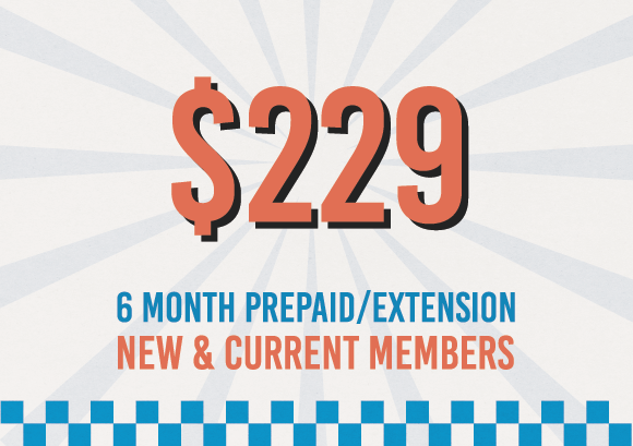 Summer Sale 6 Month Prepaid Membership