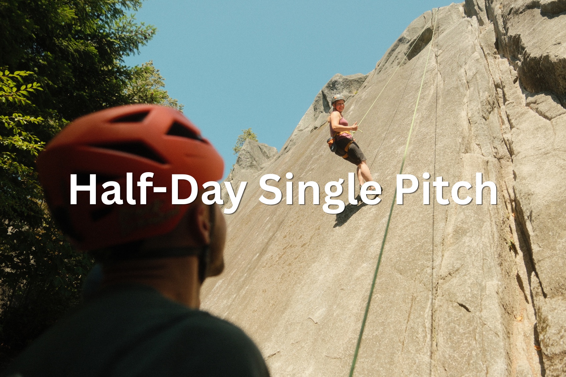 Half Day Single-Pitch Climbing