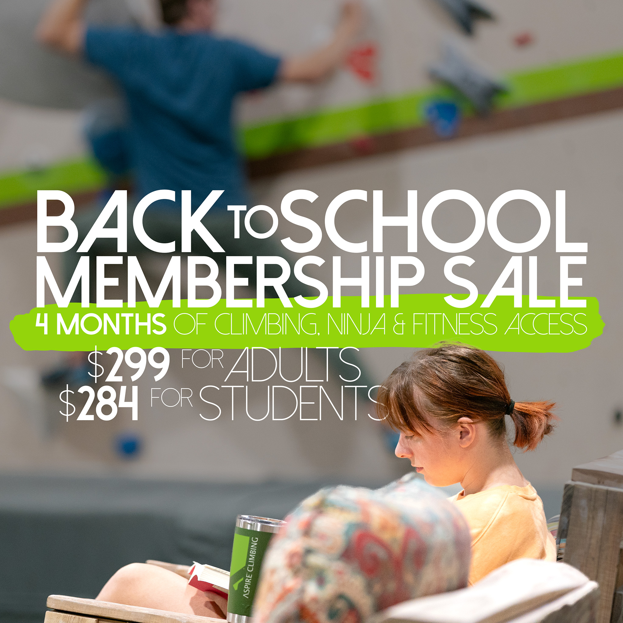 Back to School Membership Sale