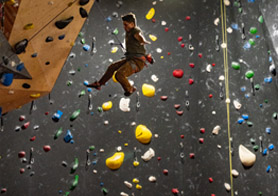 Lead climbing clinic