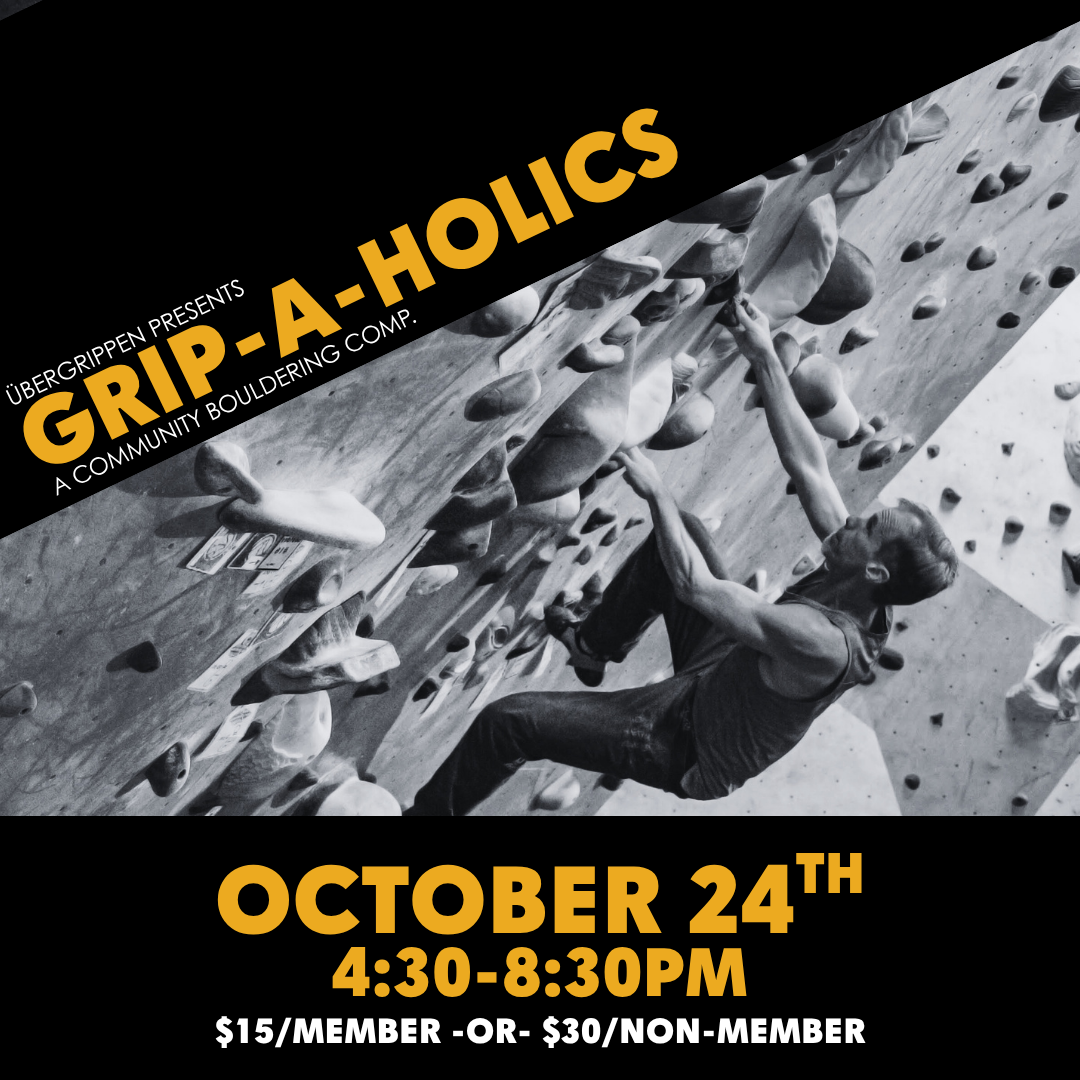 Grip-A-Holics: Community Bouldering Competition