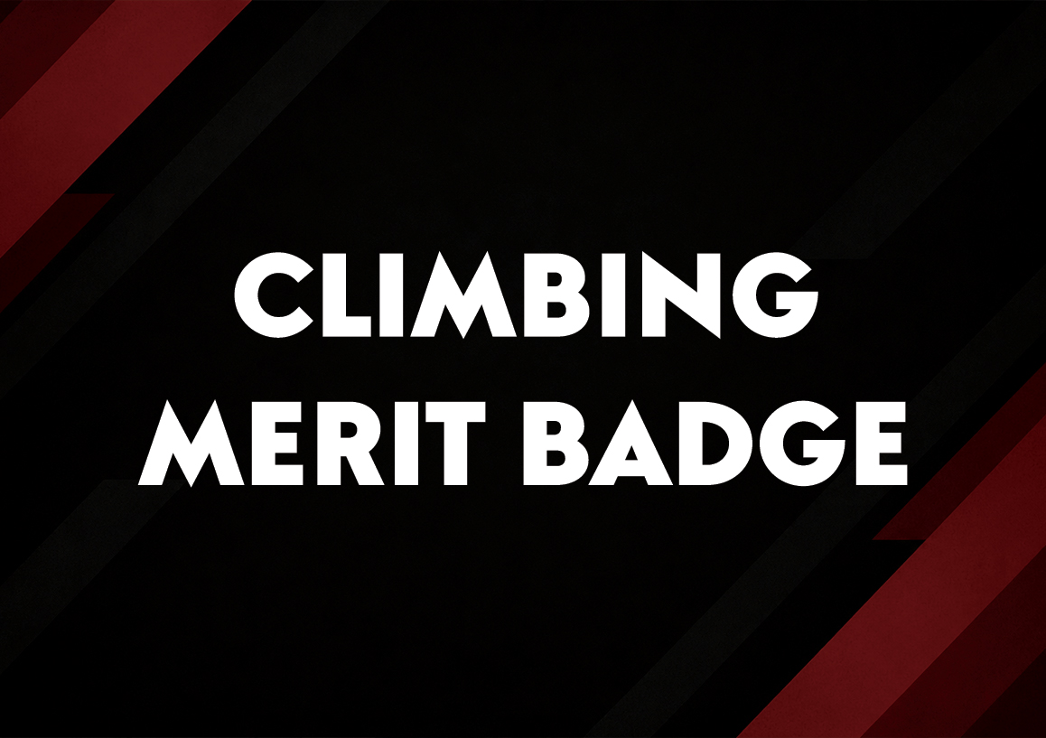 Climbing Merit Badge