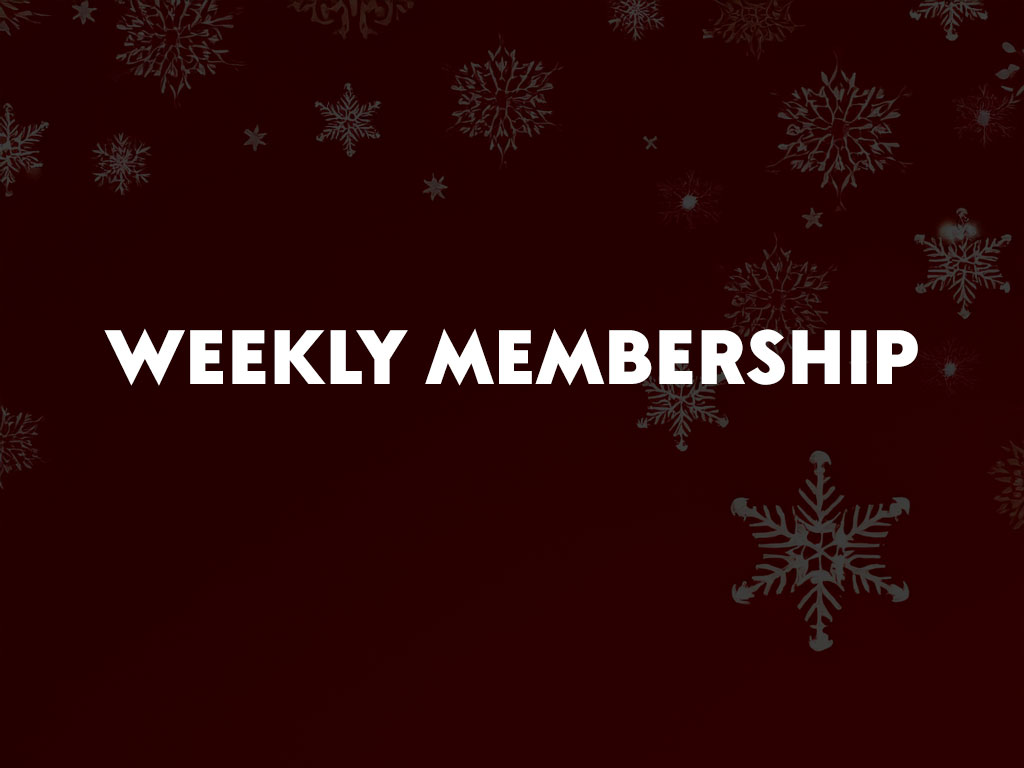 Weekly Billed Membership
