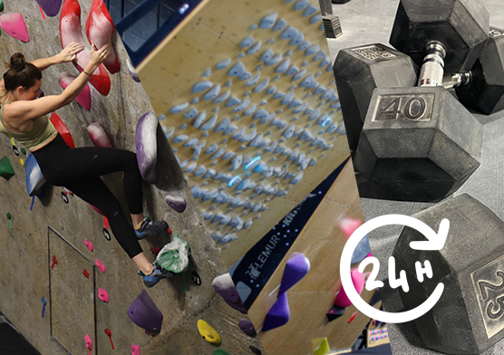 Climbing PLUS 24HR Boards & Weights