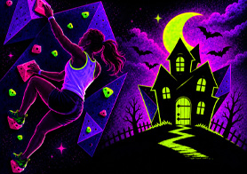 Blacklight Bouldering
