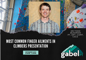 Most Common Finger Ailments in Climbers Presentation