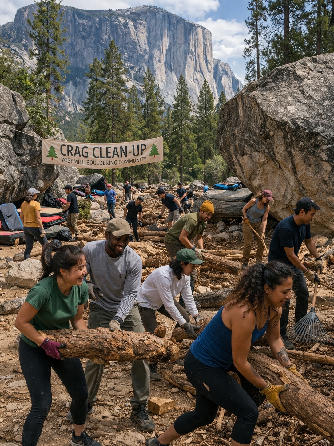 Earth Day Crag Clean Up - Yosemite National Park
