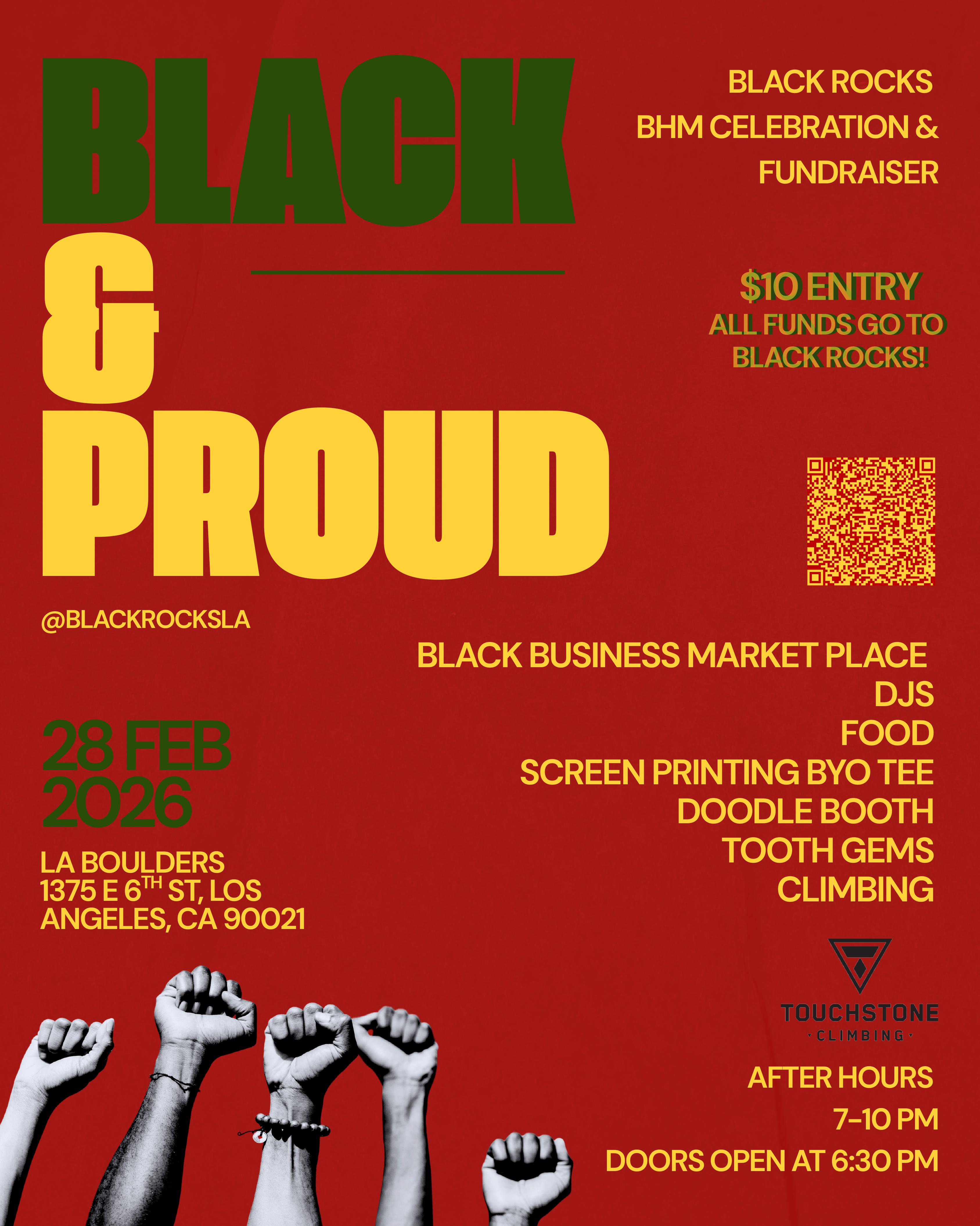 Black & Proud: A Black Rocks BHM Celebration